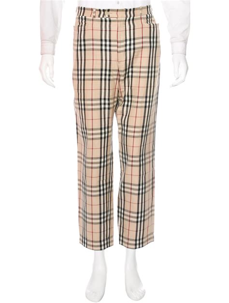 plaid pants burberry|Burberry nova check trousers men's.